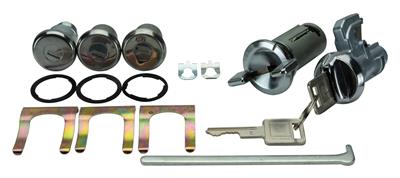 LOCK SET WITH ORIGINAL KEYS