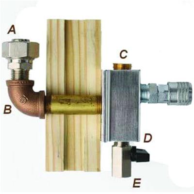 3/4 THRU WALL OUTLET BLOCK