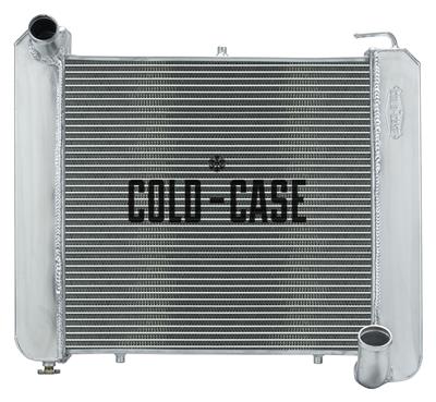 RADIATOR ALUM POLISHED DOWNFLO