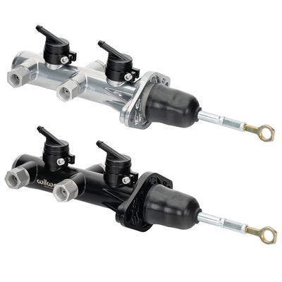 Tandem Remote Master Cylinder - 15/16" Bore,Black- Ford/Mustang W/ Pushrod - 26015491BK