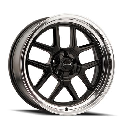 WHEEL ALUM MATTE BLK 17X8