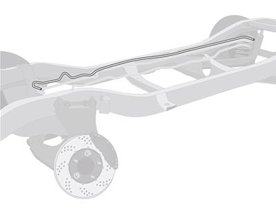FRONT TO REAR FUEL LINES