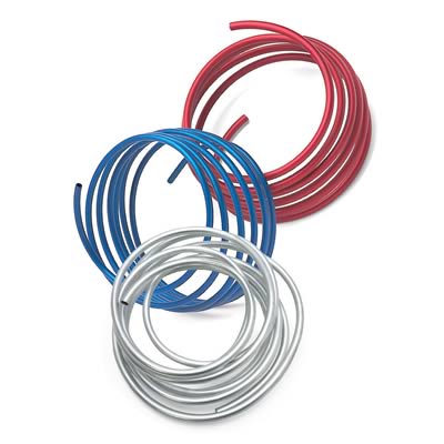 ALUMINUM FUEL LLIN E1/2"OD RED