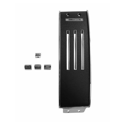 HEATER CONTROL PLATE W/KNOBS