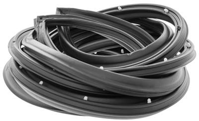 DOOR WEATHERSTRIP WITH CLIPS