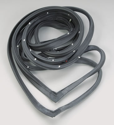 DOOR WEATHERSTRIP WITH CLIPS