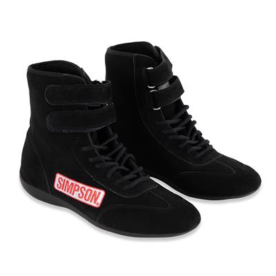 HIGH TOP SHOE BLACK  6