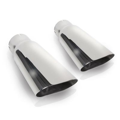 FLAT OVAL EXHAUST TIPS 3   IN