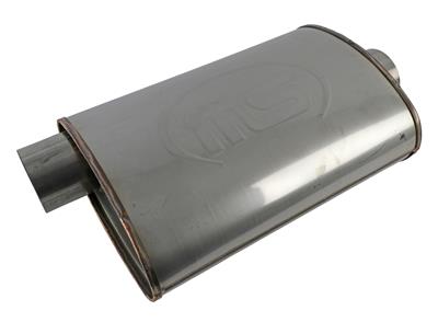 MUFFLER OVAL SS TURBO 3IN CENT
