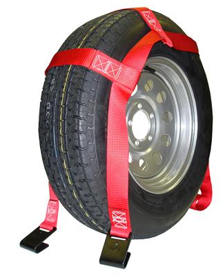 TOW DOLLY STRAPS (RED)