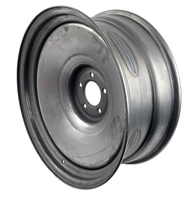 STEEL WHEEL  RAT ROD  RAW FINI