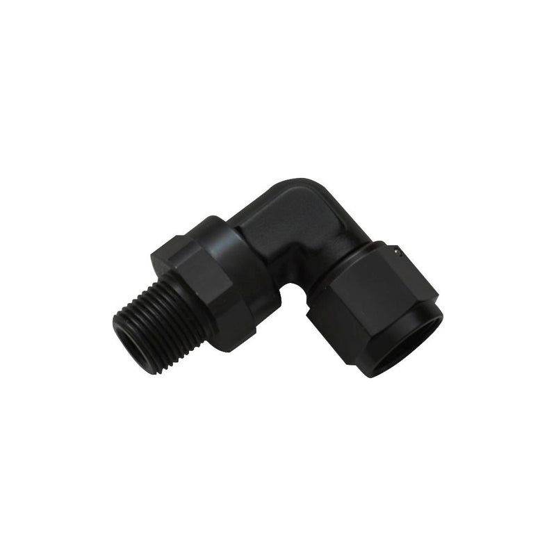 -12AN Female to 3/4"NPT Male Swivel 90 Degree Adapter Fitting - VIB11392