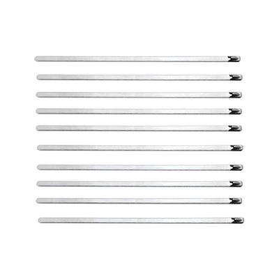 Stainless Steel Cable Ties, 7.5" long (10/pack) - VIB25895
