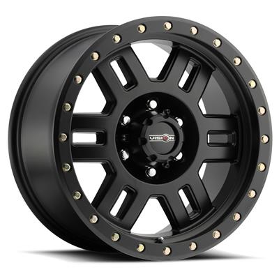 Vision Off-Road 398 Manx Matte Black Wheels - 3988973MB18