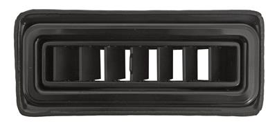 VENT DASH RECT ALUM BLACK