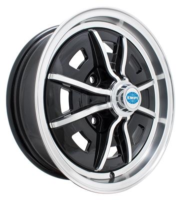 WHEEL SPRINTSTAR BLK/POLISH