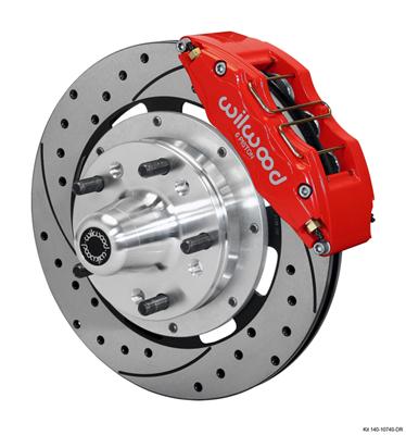 BRAKE KIT DRILLED RED