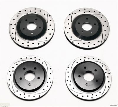 ROTOR KIT  FRONT/REAR-DRILLED