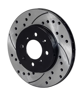 ROTOR BRAKE DRILLED/SLOTTED FR