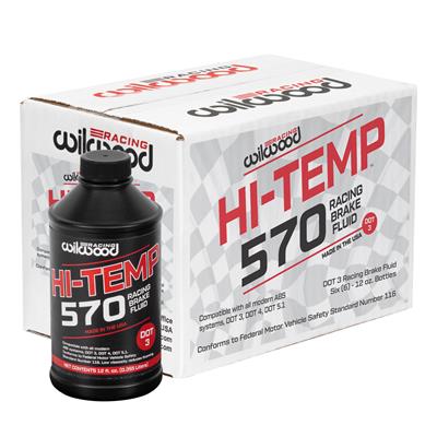 6 PACK 570 BRAKE FLUID 12 OZ