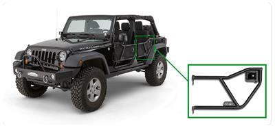Tube Doors w/ Paddle Handles